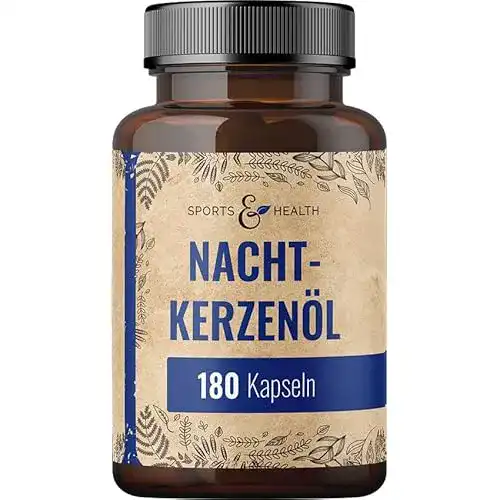 Nachtkerzenöl-Kapseln CDF Sports & Health Solutions, 180 Kapseln