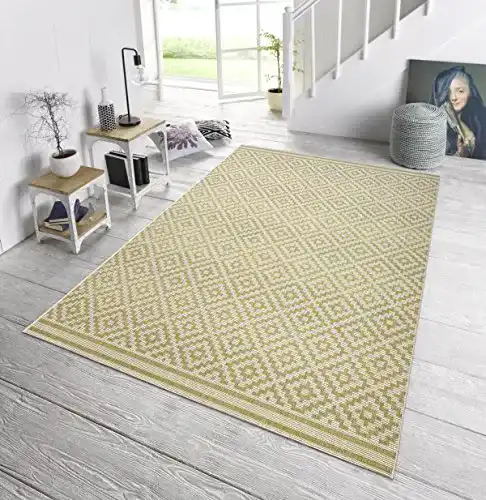 Outdoor-Teppich HHC In- & Outdoor Design 160 x 230 cm Raute