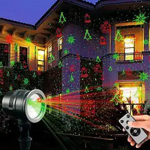 Weihnachtsprojektor Colleer LED, 16 Lichteffekte mit IP65