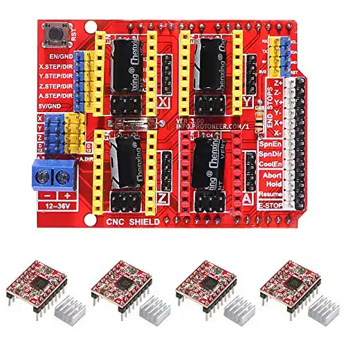 Arduino-CNC-Shield ALMOCN 3D-Drucker-CNC-Shield-Erweiterungsplatine