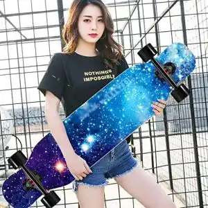 Longboard Dancer ZXCMNB Roller Ahorn Longboard Junge Mädchen Pinsel