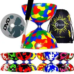 Diabolo Juggle Dream JESTER Profi Set (8 Designs)