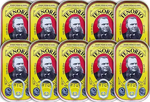 Thunfisch Tenorio filets in Olivenöl 10 x 120 g, Omega-3