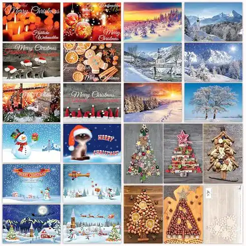 Postkarten-Set Edition Colibri 100er Weihnachtskarten-Set