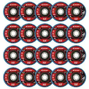 Fächerscheiben EZARC Profi- 20 Stück Ø115 mm, Lamellenscheiben