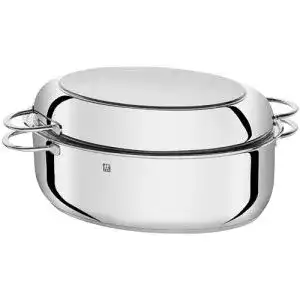 Edelstahl-Bräter Zwilling Bräter mit Deckel, Induktionsgeeignet