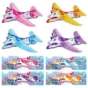 Wurfgleiter Henbrandt 24x Styroporflieger Einhorn Flugzeug