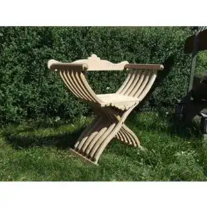 Scherenstuhl Decowa Fichte Mittelalter LARP