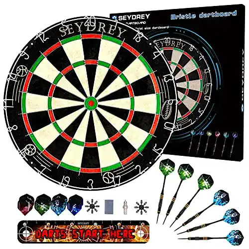 Dartscheiben Seydrey Dartscheibe Kork Dartscheibe mit Pfeilen
