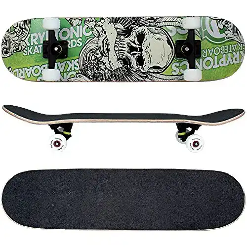 Skateboard FunTomia mit ABEC-9 Kugellager Rollenhärte 100A