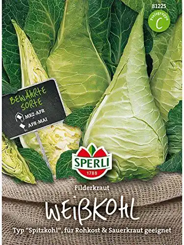 Weißkohl-Samen Sperli 81225 Gemüsesamen Weißkohl Filderkraut