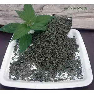 Brennnesseltee Naturix24, Brennnesselblätter geschnitten, 1 Kg