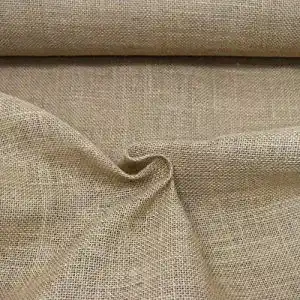 Leinenstoff MAGAM-Stoffe 1m Jute Stoff aus 100% Jute Rupfen Natur