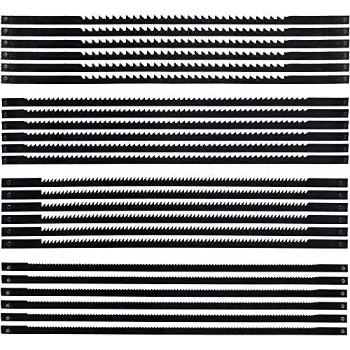 Dekupiersägeblatt RtottiM 24 Stück Dekupiersägeblätter 127mm