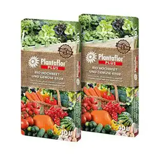 Komposterde HaGaFe Plantaflor Plus Bio torfreduziert 2X 40 L