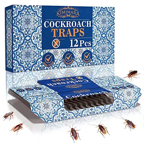 Schabenfalle Kimimara Kakerlakenfallen, 12er Pack Kakerlake Fallen
