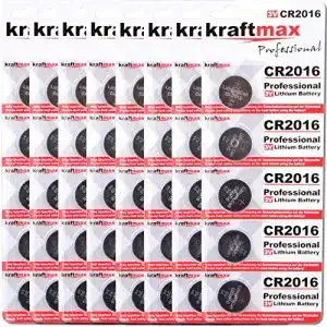 CR2016 kraftmax 40er Pack Lithium Hochleistungs- Batterie