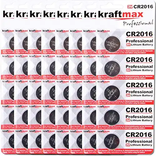 CR2016 kraftmax 40er Pack Lithium Hochleistungs- Batterie