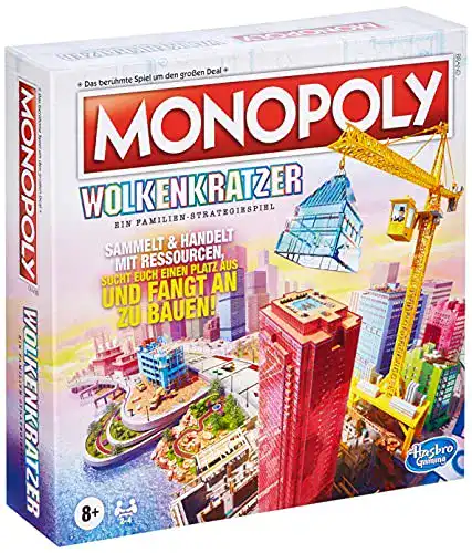 Monopoly Hasbro Wolkenkratzer Brettspiel, Strategiespiel