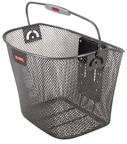 Fahrradkorb KlickFix Farradtasche Uni Korb, Feinma. Anthrazit