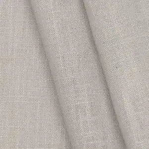 Leinenstoff STOFFKONTOR 100% Leinen Stoff Meterware Hell-Grau