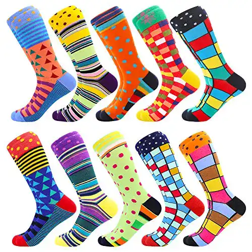 Lustige Socken BONANGEL Herren Lustige Bunte Socken, Herren