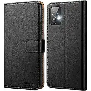 Samsung Galaxy A72-Hülle HOOMIL MagFlip Serie, Leder