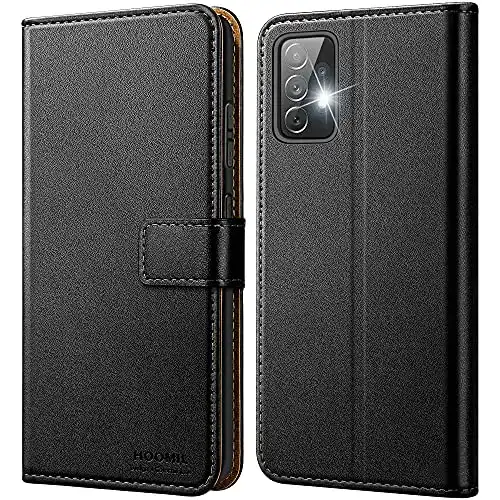 Samsung Galaxy A72-Hülle HOOMIL MagFlip Serie, Leder