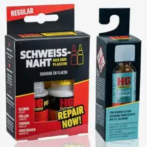 Gummikleber HG POWER GLUE Kunststoff-Kleber-Set L