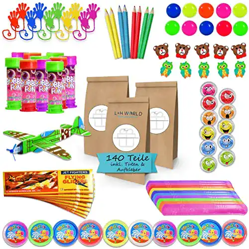 Wundertüte L + H WORLD Kindergeburtstag Set 140 Teile