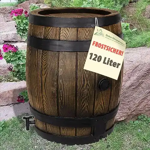 Regentonne (100l) AMUR REGENTONNE EICHENFASS 120 Liter
