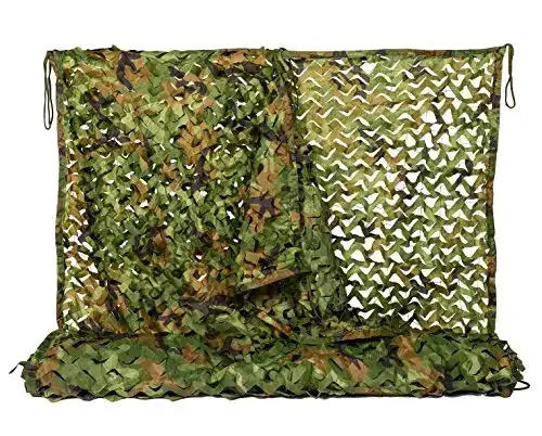 Tarnnetz NINAT Camouflage Netz 2Mx6M Woodland Jagd Tarn