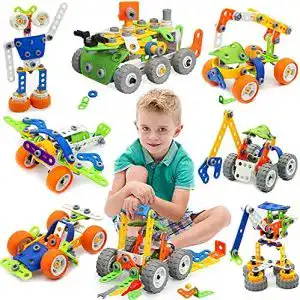 Baukasten MOONTOY Konstruktionsspielzeug für Kinder, STEM