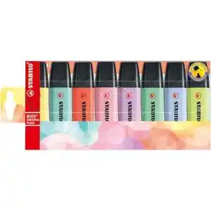 Textmarker STABILO BOSS ORIGINAL Pastel 8er Pack