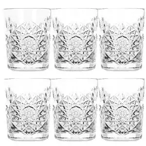 Kristallglas Libbey – Hobstar – Whiskyglas, Wasserglas, Saftglas