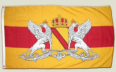 Baden-Flagge Flaggenfritze Flagge mit Wappen 90 x 150 cm