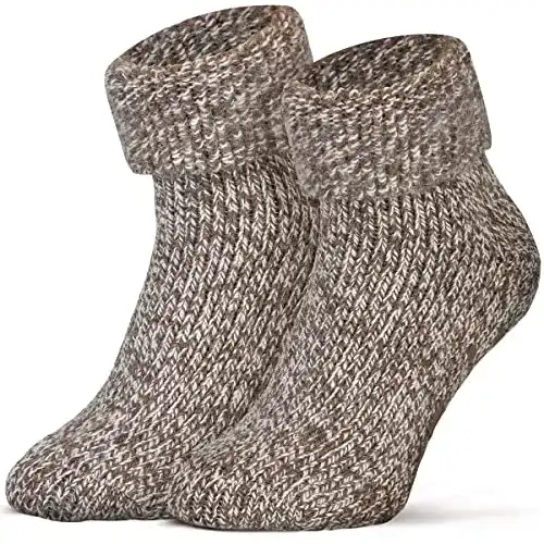 Stoppersocken Piarini ABS Wollsocken Innenfrottee Männer