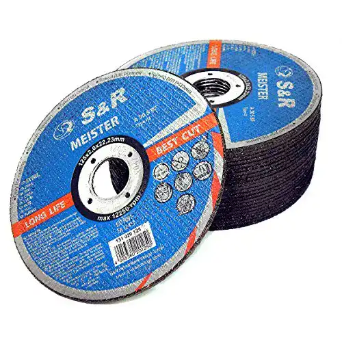 Trennscheibe 125 Metall S&R für Metall, Stahl, 25 Stück