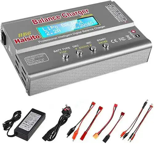 Modellbau-Ladegerät Haisito Balance Ladegerät 80W 6A Lipo