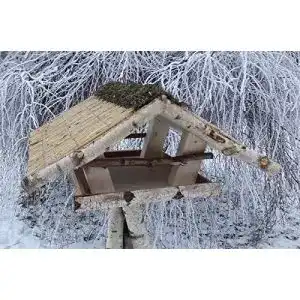 Vogelhaus mit Reetdach Vogelhaeuser-Raschen, Friesenhaus groß