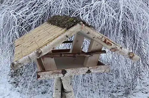 Vogelhaus mit Reetdach Vogelhaeuser-Raschen, Friesenhaus groß