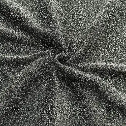 Glitzerstoff STOFFKONTOR Lurex Jersey Stoff Glitter Meterware