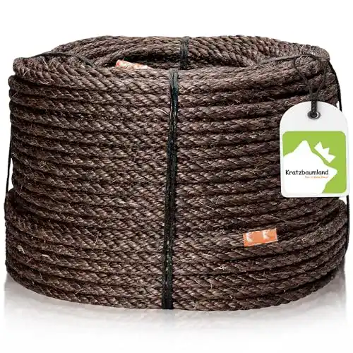 Sisalseil Kratzbaumland braun 8 mm, braun, 30 Meter