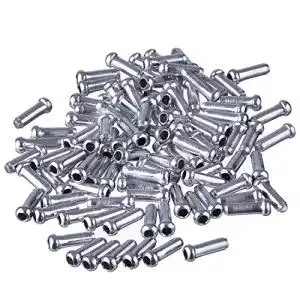 Kabelendhülse BBTO 100 Packung Silber Alloy Mountain Fahrrad