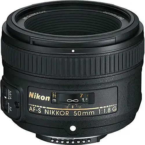 Die beste 50mm-Objektiv Nikon 2199 AF-S NIKKOR 50 mm 1:1,8G Objektiv 2026 Test Bestseller 50mm-Objektiv Nikon 2199 AF-S NIKKOR 50 mm 1:1,8G Objektiv