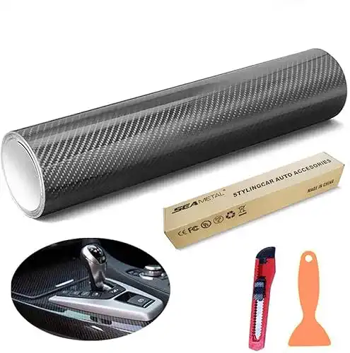 Autofolie SEAMETAL Carbon Folie 7D Selbstklebend