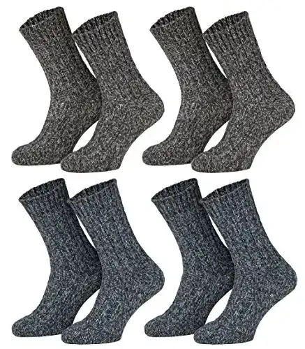 Wintersocke Piarini 4 Paar Norwegersocken n Damen Herren