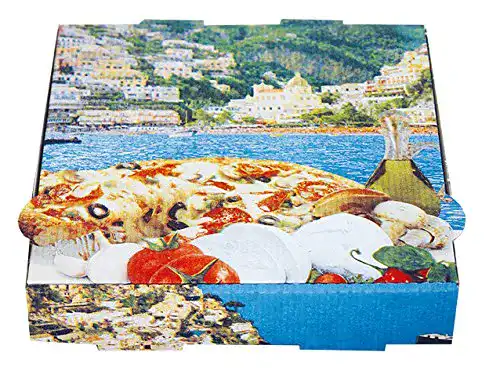 Pizzakartons Rehoca 100 Pizzaschachtel 30 x 30 x 4,2 cm New York