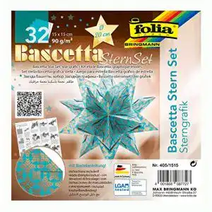 Bascetta-Stern folia 405/1515 – Bastelset Bascetta Stern Sterngrafik