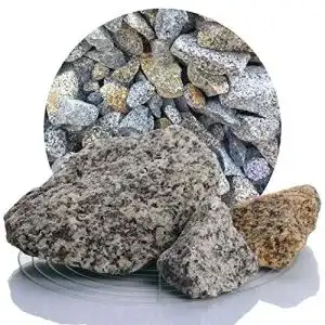 Gabionensteine Schicker Mineral gelb-grau 25 kg, 60-120 mm